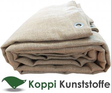 Jutegewebeplane 4 x 6m natur