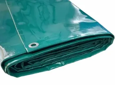 Profi-Holzabdeckplane 650g/m² in Grün. | 1,5 m x 20 m Wasserdicht