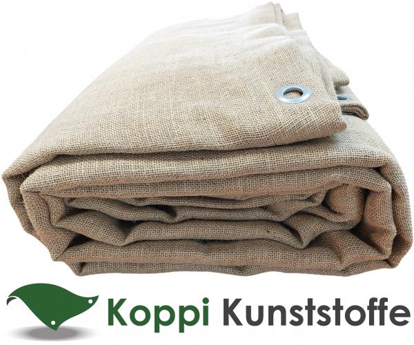Jutegewebeplane 4 x 6m natur