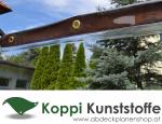 Beispielfoto Fensterplane Klarsicht mit Randverstärkung