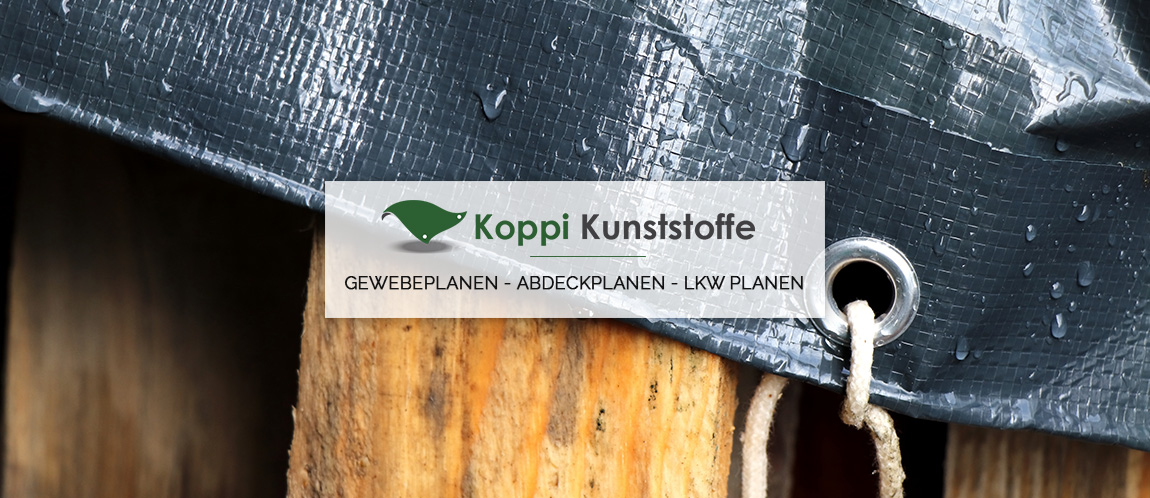 Koppi Kunststoffe - Holz abdecken 1,5x6m Ösen PVC Abdeckplanen 650g  wasserdicht Österreich